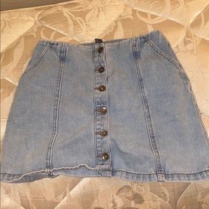 Forever 21 Womens Jean Skirt